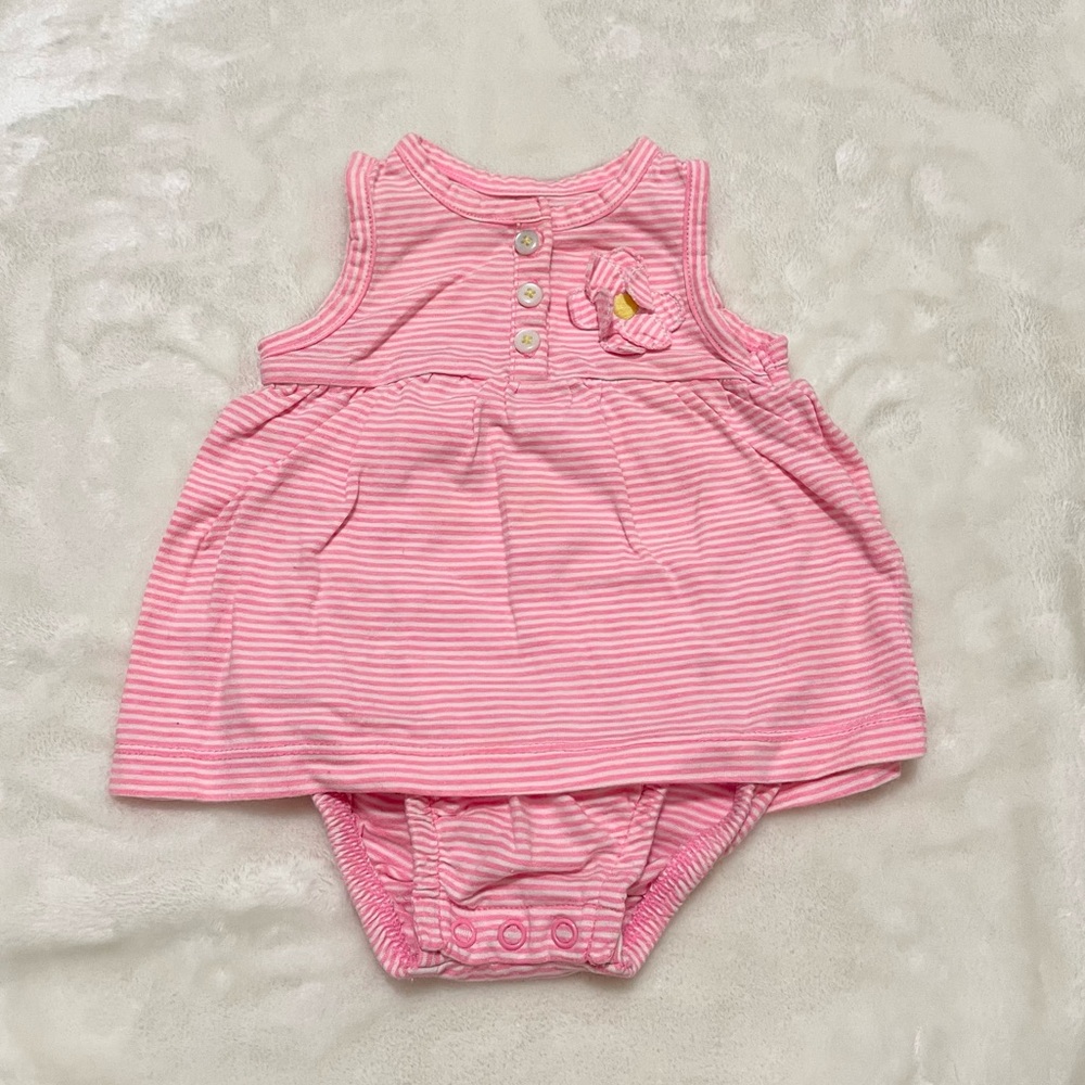 🎀 3 month baby onesies top with stripes 🎀 baby girl clothes